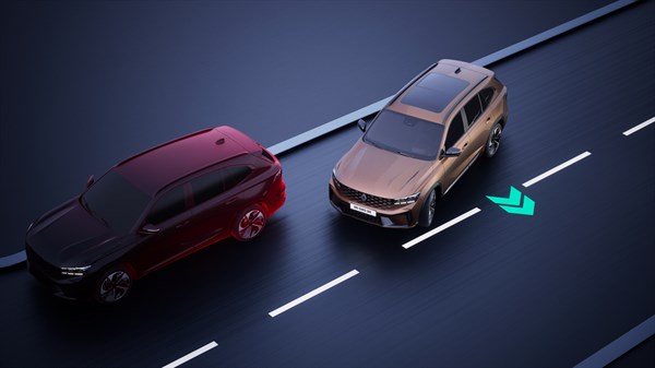 New Renault Koleos - evasive maneuver assist